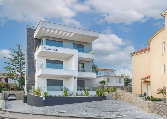 Luxury Beachfront Krk With Terrace - One Bedroom With Terrace