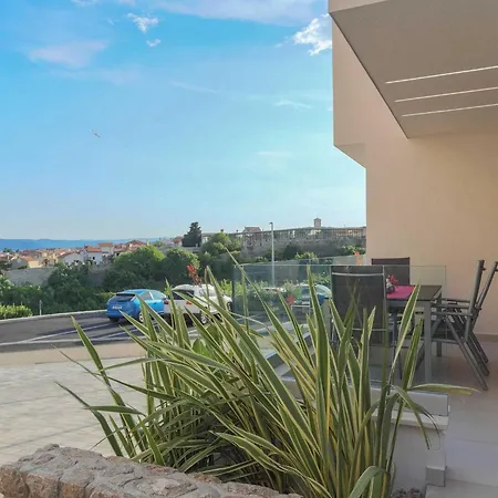 Luxury Beachfront Krk With Terrace - One Bedroom With Terrace Appartamento